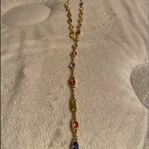 Rosary gem necklace